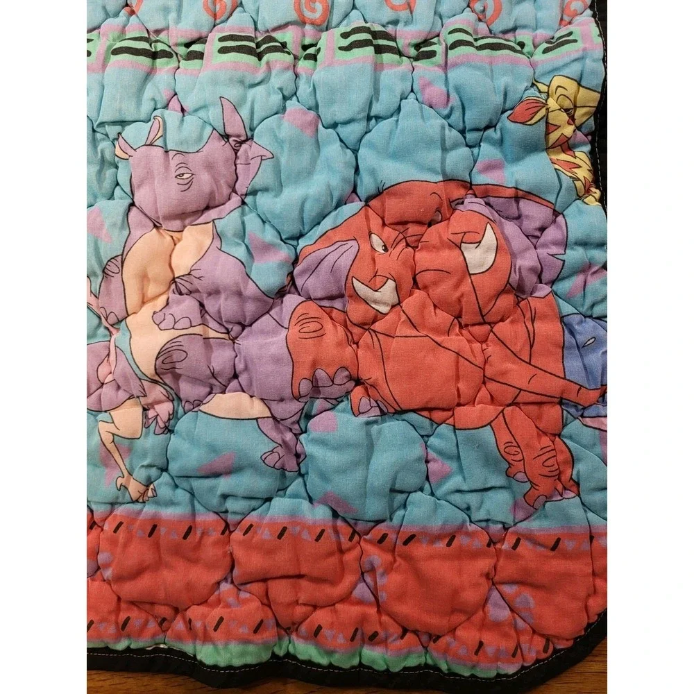 Vtg 1990s Disney Lion King Toddler Bed Baby Crib Blanket Comforter Simba 39 X 51